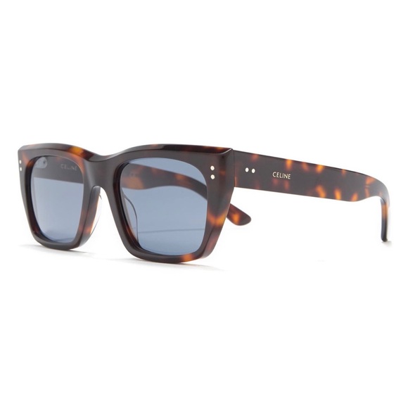 Brand New Brown Black Tortoise Celine Sunglasses Chic Rectangular 90’s Style - Picture 2 of 9